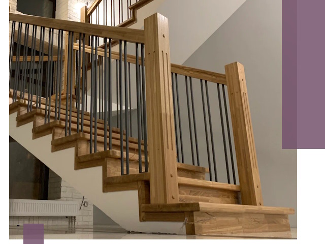 Реставрация деревянных и металлических лестниц в Челябинске