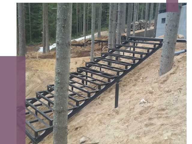 Монтаж металлических лестниц в Челябинске от 13663 руб. 