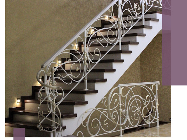 Кованые лестницы под ключ в Челябинске — изготовление и монтаж