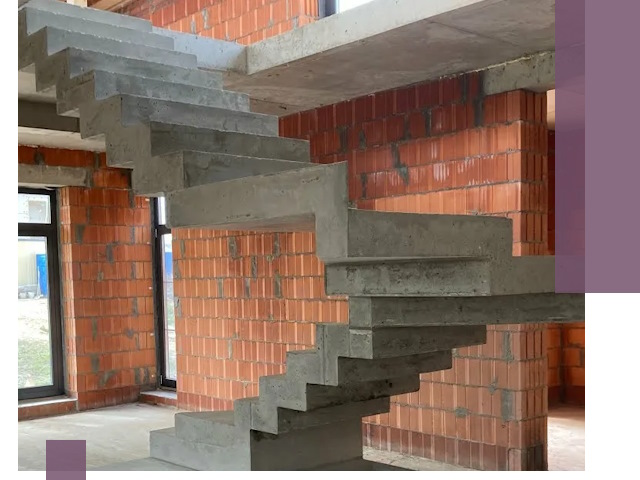 Изготовление бетонных лестниц под ключ в Челябинске