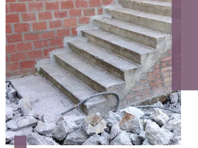 Демонтаж бетонных лестниц в Челябинске: быстро и безопасно