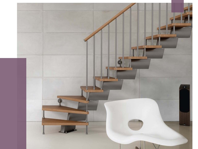 Монтаж модульных лестниц в Челябинске от 6393 руб. 