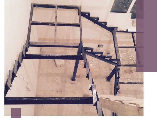 Монтаж лестниц на металлокаркасе в Челябинске быстро и качественно