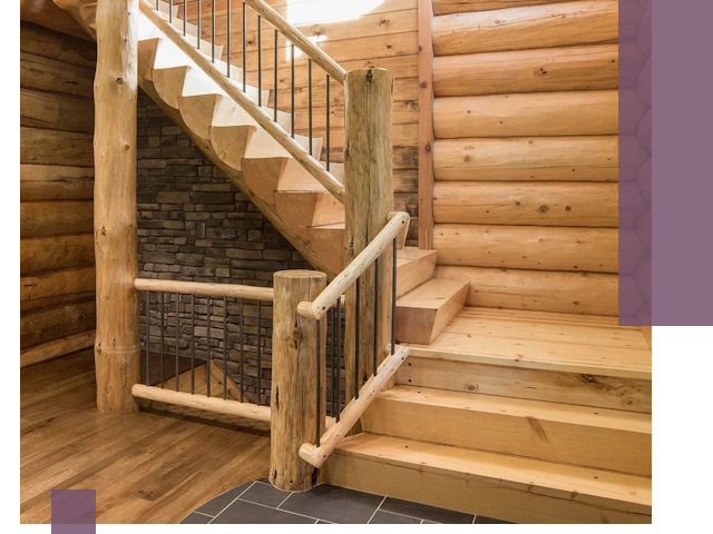 Лестницы в баню под заказ и профессиональный монтаж в Челябинске