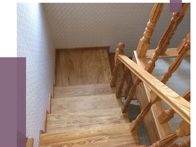 Сосновые лестницы в Челябинске под ключ от 8146 руб.  | ПРОЛЁТ-Члб