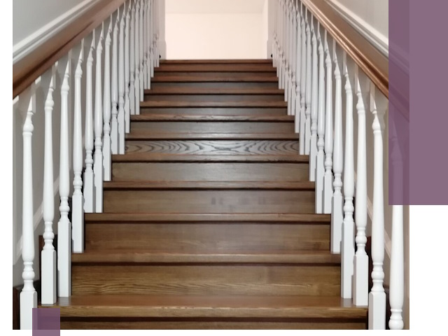 Лестницы из ясеня на заказ в Челябинске — изготовление и монтаж