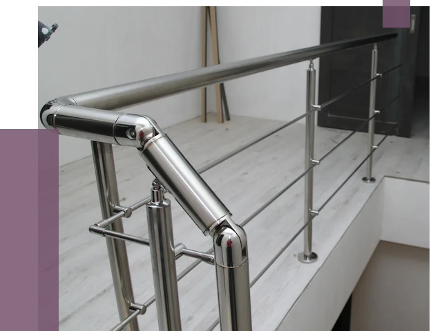 Перила из нержавеющей стали в Челябинске от 9075 руб. под ключ | ПРОЛЁТ-Члб