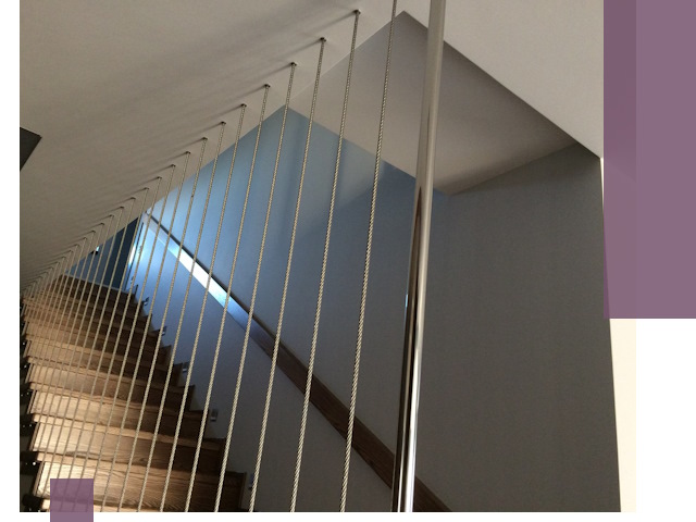 Тросовые перила под ключ в Челябинске — производство и монтаж