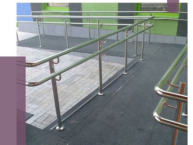 Ограждения пандусов в Челябинске от 4383 руб. монтаж | ПРОЛЁТ-Члб