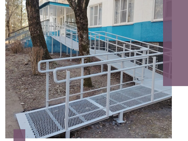 Пандусы под ключ в Челябинске: изготовление, монтаж и демонтаж