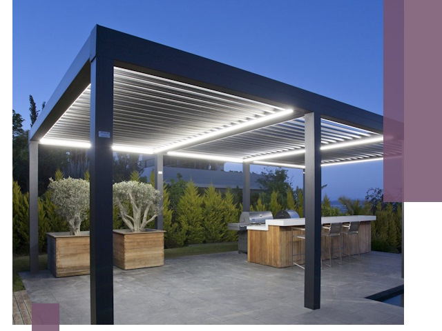 Навесы отдельно стоящие под ключ в Челябинске из металла и поликарбоната