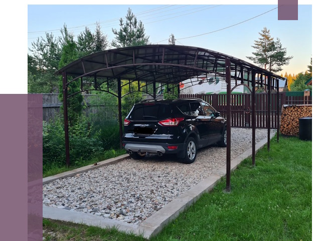 Навесы для автомобиля в Челябинске от 13251 руб.  | ПРОЛЁТ-Члб