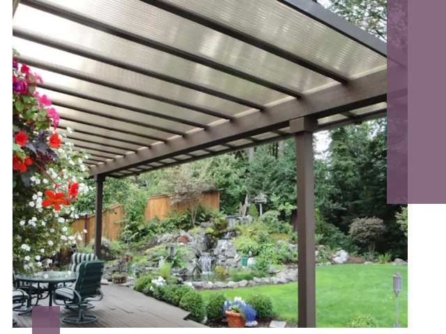 Навесы из поликарбоната под ключ в Челябинске быстро и надёжно