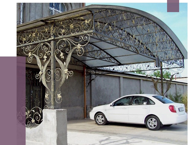 Кованые навесы в Челябинске от 14695 руб. | ПРОЛЁТ-Члб