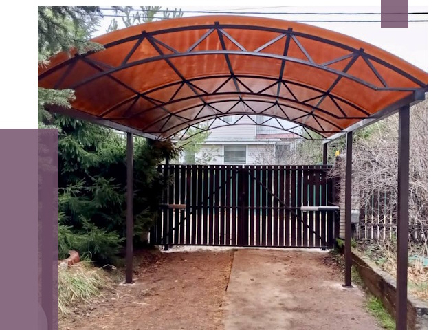 Арочные навесы в Челябинске от 12838 руб. — изготовление и монтаж | ПРОЛЁТ-Члб