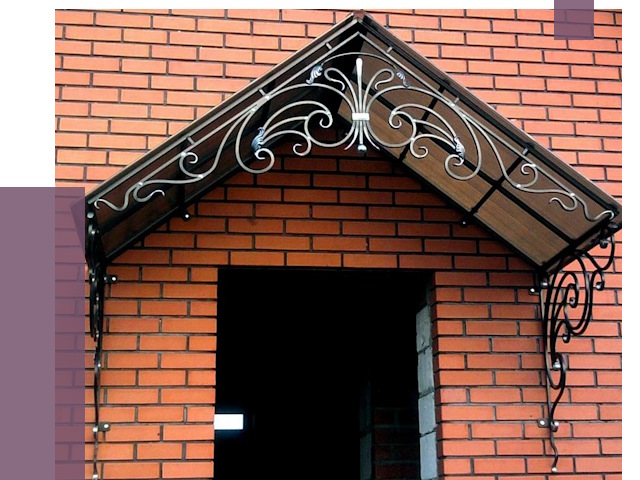 Металлические козырьки в Челябинске от 10776 руб. 