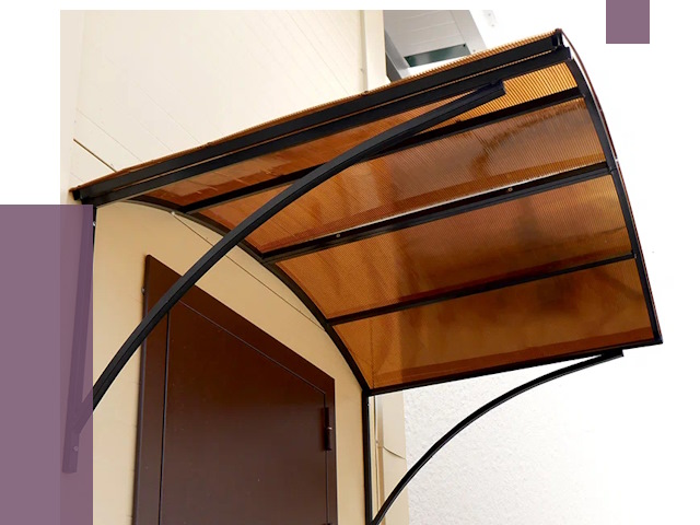 Недорогие козырьки в Челябинске от 7652 руб.  | ПРОЛЁТ-Члб