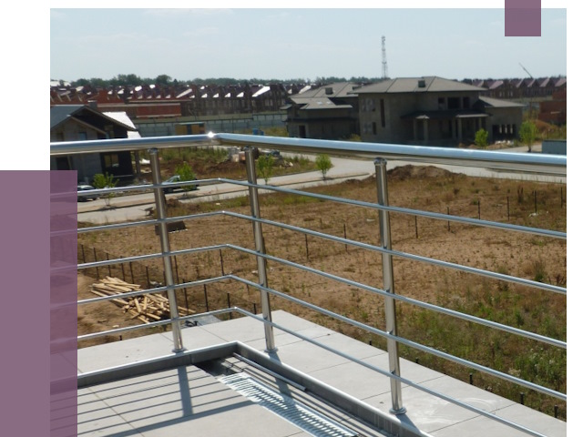 Парапеты из нержавеющей стали в Челябинске от 8043 руб. за м² | ПРОЛЁТ-Члб