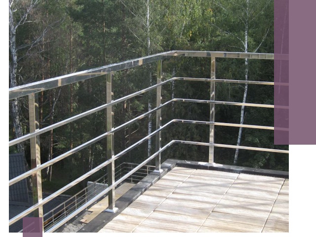 Парапеты из нержавеющей стали в Челябинске — изготовление и монтаж