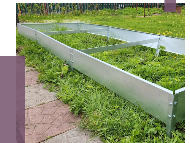 Металлические бордюры для грядок в Челябинске от 1805 руб. 