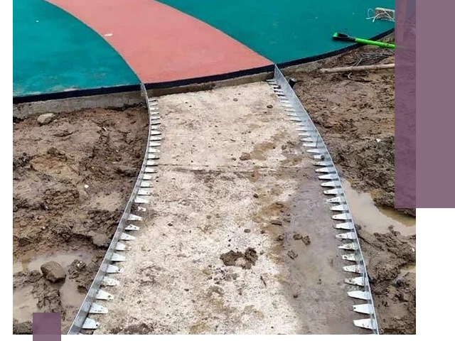 Металлические бордюры для дорожек в Челябинске — монтаж и изготовление