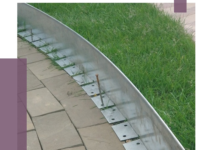 Металлические бордюры для тротуаров в Челябинске от 8765 руб.