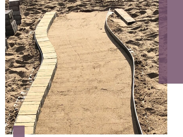 Металлические бордюры для тротуаров в Челябинске — прочные и долговечные