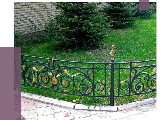 Кованые газонные ограждения в Челябинске от 7682 руб. — ПРОЛЁТ-Члб