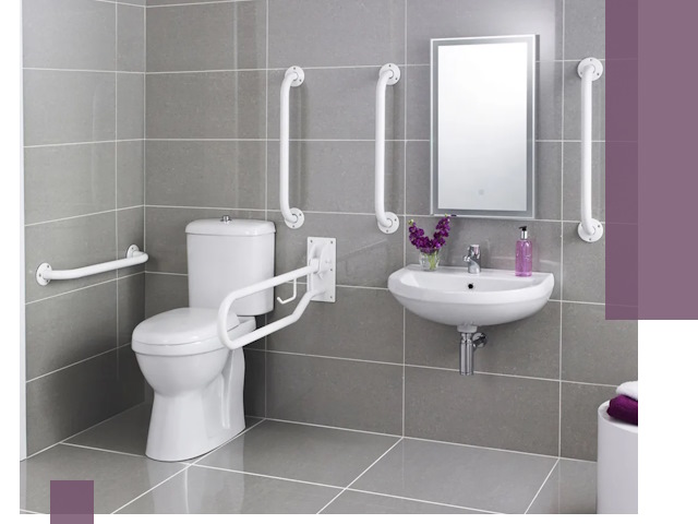 Поручни для санузлов в Челябинске: установка, ремонт и монтаж